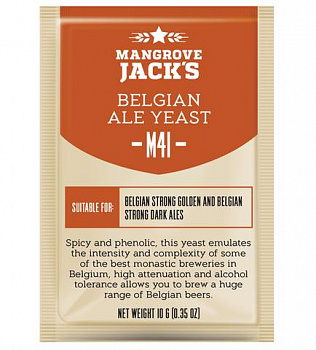 Дрожжи Mangrove Jack's Belgian Ale M41, 10г фото
