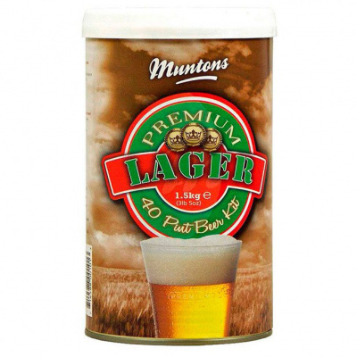 Солодовый экстракт Muntons Lager, 1.5кг фото
